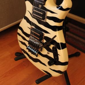 1984 Aria Pro II RS Inazuma V in Zebra Stripe | Reverb 1984 Aria Pro II RS Inazuma V in Zebra Stripe | Reverb