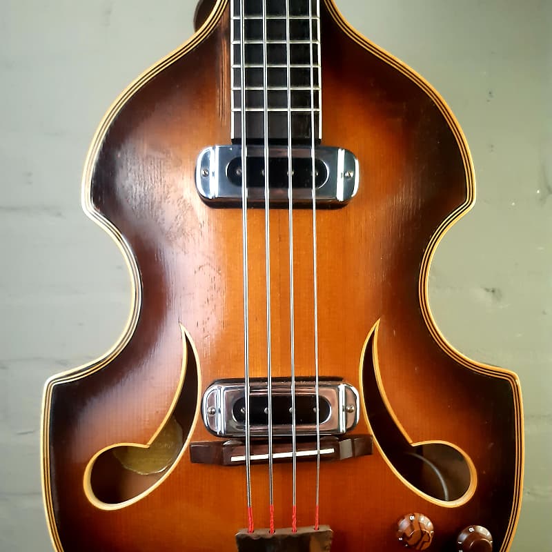 C1960 Herbert Todt PERLGOLD Violin Bass. Solid woods Archtop image 1