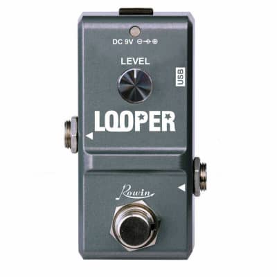 Rowin LN-332 Looper NANO Series Guitar Effect Micro Pedal with USB +WAV True Bypass