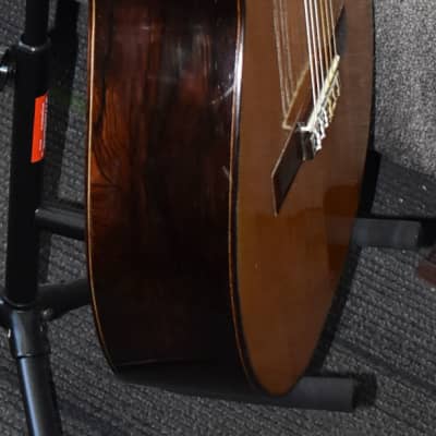 1907 Enrique Garcia Classical Guitar with Tornavoz No. 81 French Polish image 4