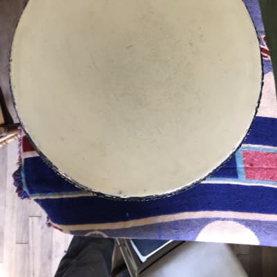 Drum ? Vintage yes Drums  Probably 50's, 60's Painted and paint cracks image 7