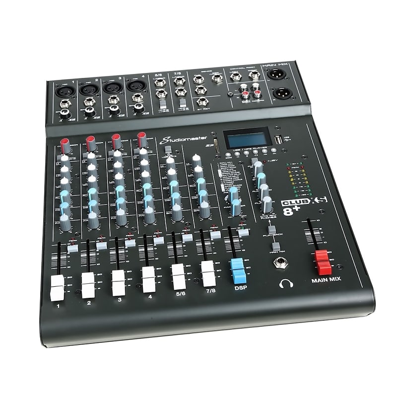 Studiomaster Club XS8+ Compact Mixing Console Ideal Karaoke Mixer image 1