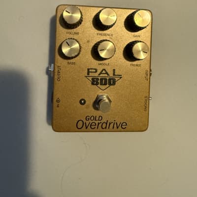 Reverb.com listing, price, conditions, and images for pedalpalfx-800-gold-overdrive-v3