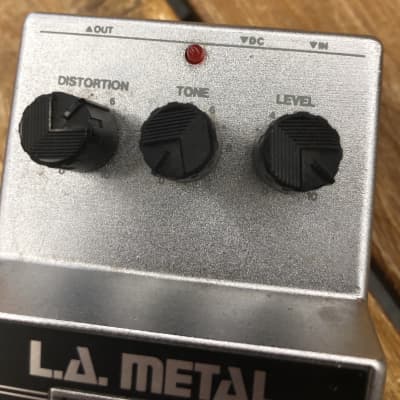 Ibanez LM7 L.A. Metal Distortion Pedal 1987-1993 - Silver image 2