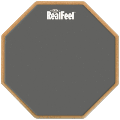 Evans RF6D RealFeel 2-Sided Practice Pad - 6"