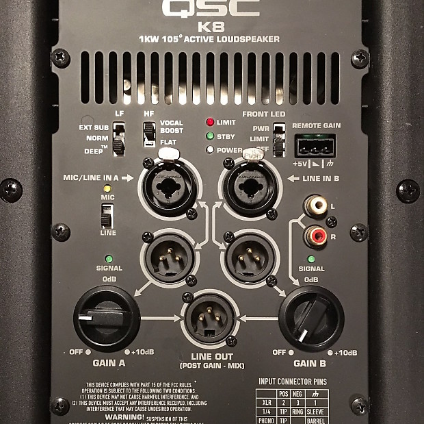 QSC K8 1000-Watt Active 2-Way PA Speaker image 3