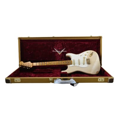 Fender Custom Shop Limited Edition '57 Stratocaster 2022 - Aged White Blonde - Relic image 8