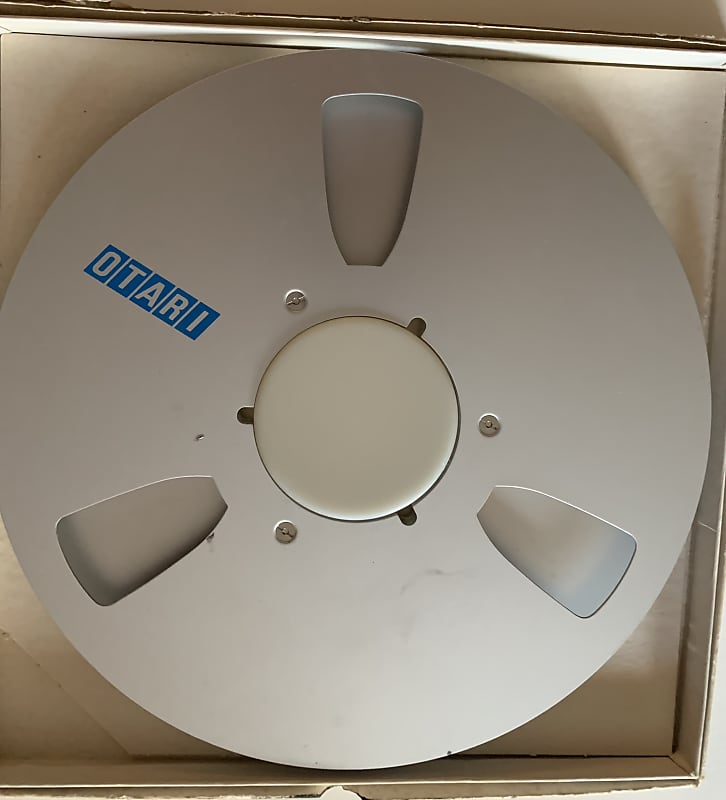 Otari Reel To Reel empty reel 80s - brushed aluminum | Reverb