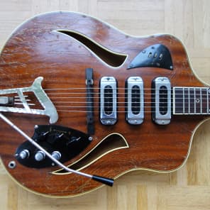 MIGMA Thinline guitar East Germany super rare ~1965 image 1