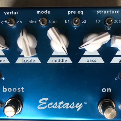 【超特価好評】094s☆Bogner ボグナー Ecstasy Blue Mini ギター用 エフェクター ディストーション ※中古 ディストーション