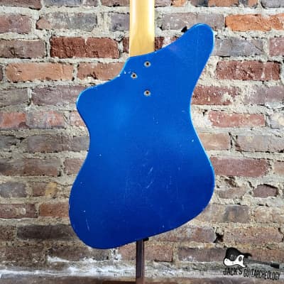 RARE: Alamo Fiesta Electric Guitar (1950s/1960s Blue Flake Finish) image 14