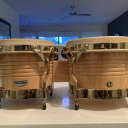 Latin Percussion M201-AW Matador Series Wood Bongos with Gold Tone Hardware 2000s Natural