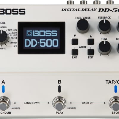 Boss DD-500 Digital Delay Electric Guitar Effect Effects Pedal w/ MIDI image 1