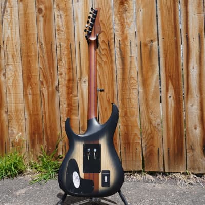Schecter Diamond Series Prototype B-1FR/S Neck Thru | Reverse Burst | 6-String Electric Guitar image 3