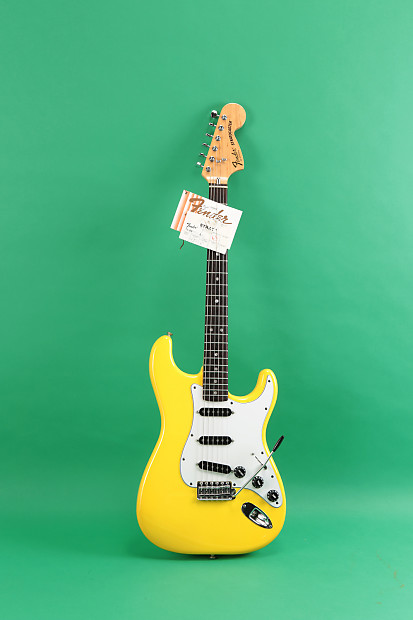Monaco yellow shop stratocaster