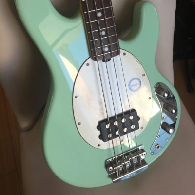 Sterling by MusicMan MM Ray 34 ca Ray34ca 4 Stingray Bass - Mint Surf Green  | Reverb Australia