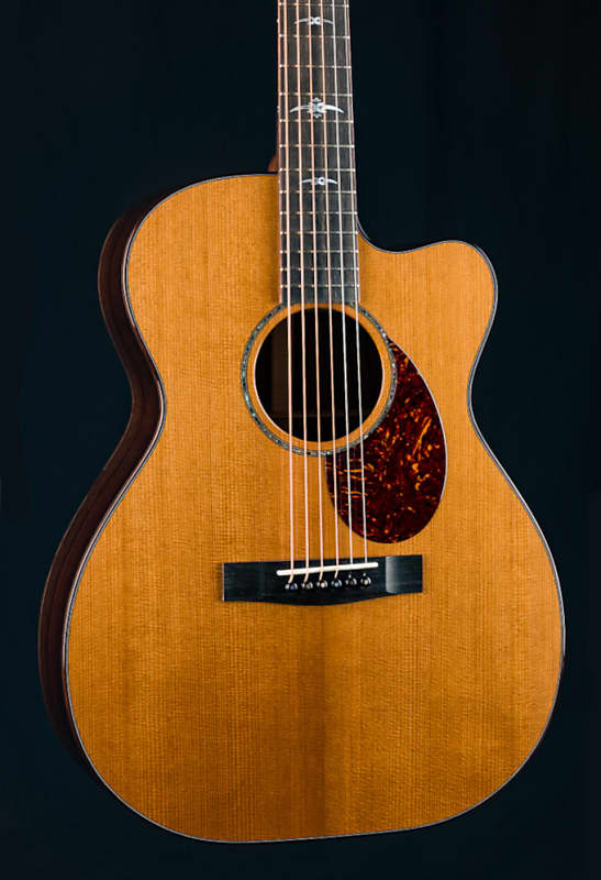 Huss and Dalton OM-C Thermo-Cured Adirondack Spruce and Indian Rosewood NEW image 1