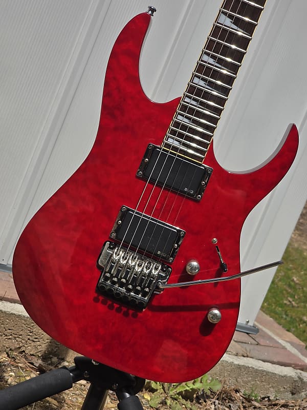 Ibanez RG320 DX with EMG 81 & 85 with case | Reverb
