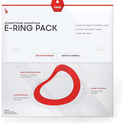 Evans E-Ring Standard Pack - 12" 13 " 14 " 16 " image 5