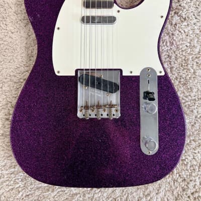 Fender Custom Shop 1960 Telecaster Journeyman Relic Elec Guitar - Purple Sparkle image 4