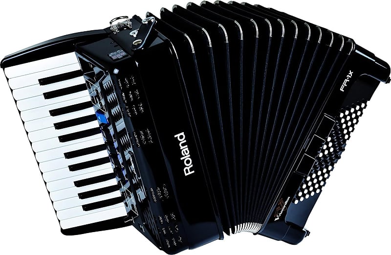 Roland FR-1XB Premium V-Accordion Lite with 62 Buttons and Speakers, Black image 1