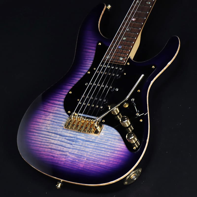 Freedom Custom Guitar Research Hydra 2Point 24F Enrai Purple Burst