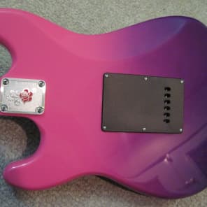 2017 SX The Gypsy Rose Electric Guitar. PURPLE & PINK. 7/8 Size. 4