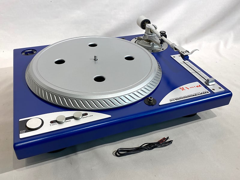 Vestax PDX-a1s Direct Drive Turntable Blue / Silver w/ Stanton 500