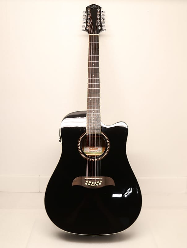 Oscar Schmidt OD312CEB-A-U 12-String Acoustic Electric Guitar