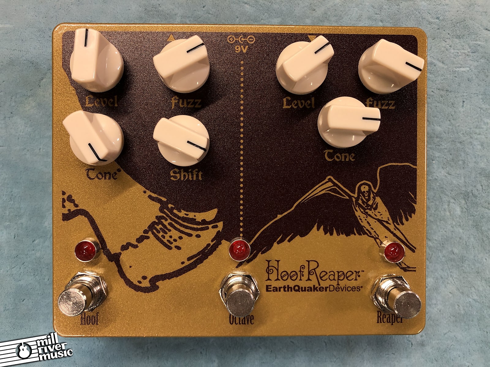 EarthQuaker Devices EQD Hoof Reaper V2 Double Fuzz / Octave Effects Pedal w/ Box