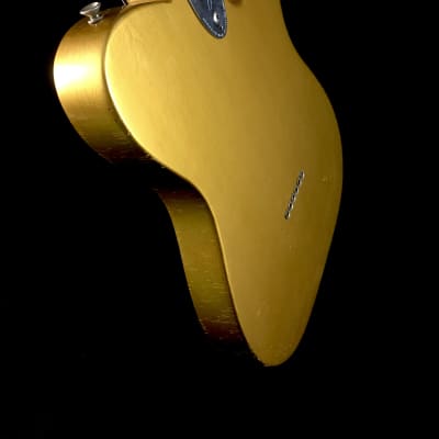 LEFTY! Vintage 1976 Fender Telecaster Custom Roasted Ash Firemist Gold Nitro Relic USA 7.2 lb! image 22