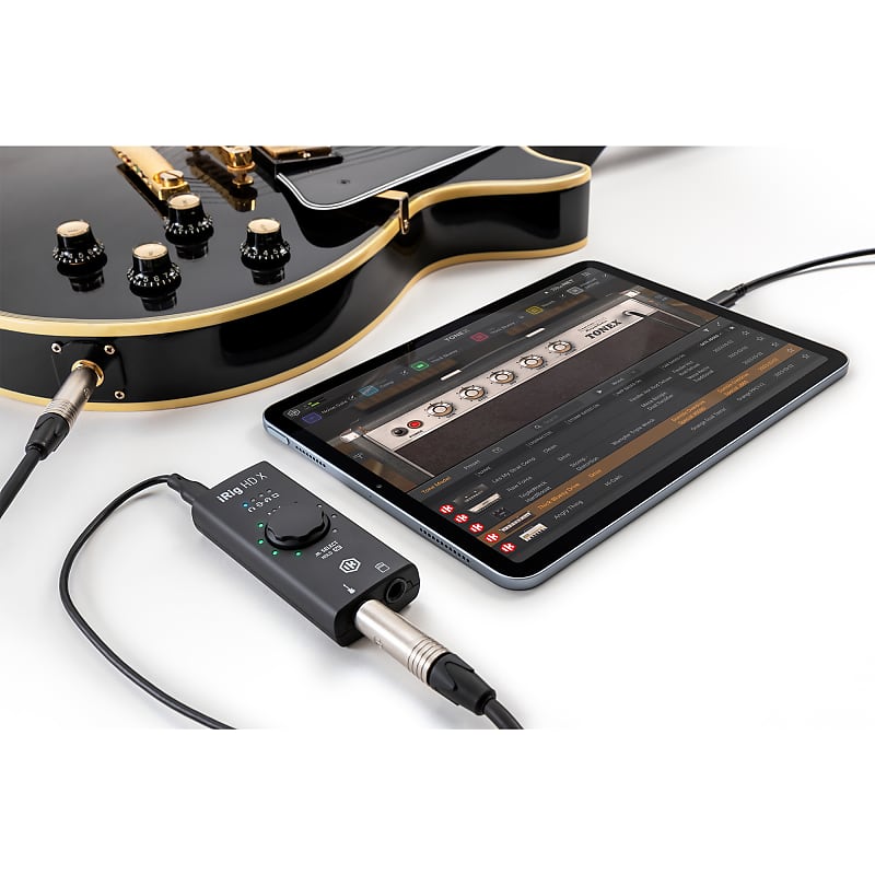 IK Multimedia iRig HD X Guitar Audio Interface for IOS, Windows