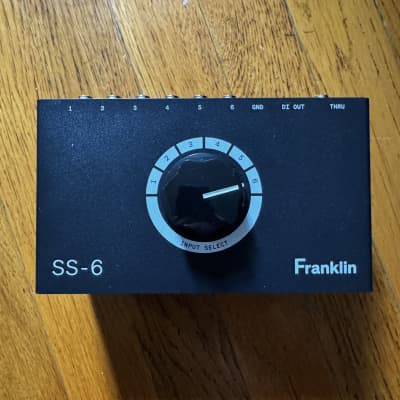 Franklin Audio / SS-6 DI ステレオスイッチャー SS-6 Switchable Input Stereo DI – Franklin Audio