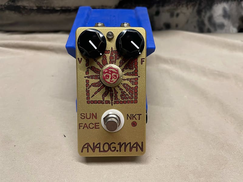 Analogman analog man SunFace High Gain NKT Red Dot Fuzz Pedal with 