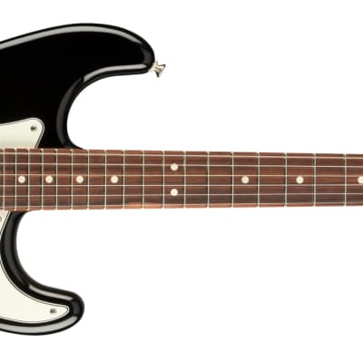 Fender Player Stratocaster Electric Guitar, HSS, Pau Ferro board, Black - MIM
