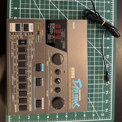 Korg DDM-110 Super Drums Drum Machine 1985 - Black
