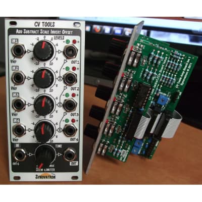 Synovatron: CV Tools | 4-Channel Attenuverting mixer, Slew limiter [eurorack] image 1