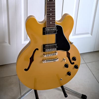 Epiphone ES-333, Tom Delonge/Blink 182 Semi-Hollow, W/USA Dirty Fingers,  CASE, MINT! | Reverb