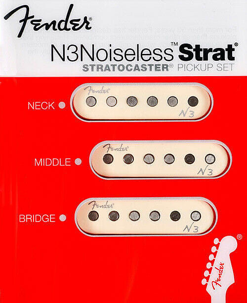 NEW Fender N3 Noiseless Stratocaster Strat PICKUP SET Pickups 099-3115-000