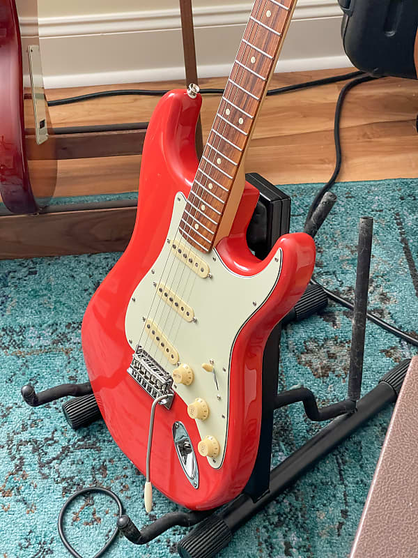 Fender Fender Player Limited Edition Upgraded Stratocaster 2022 Fiesta Red image 1