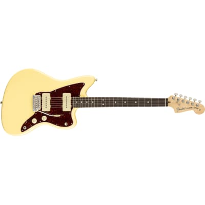 Fender American Performer Jazzmaster Electric Guitar Rosewood Vintage White image 1