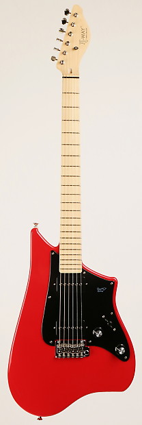 B-Way Guitars Mercury Head 2015 Ferrari Red image 1