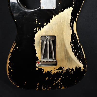 Fender Eric Clapton Blackie Strat MB by Yuri Shishkov 2006 Original flightcase and all case candies! image 6