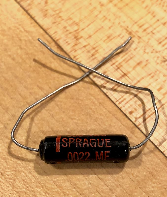 Vintage New Old Stock Sprague Black Beauty Capacitor .0022mfd | Reverb