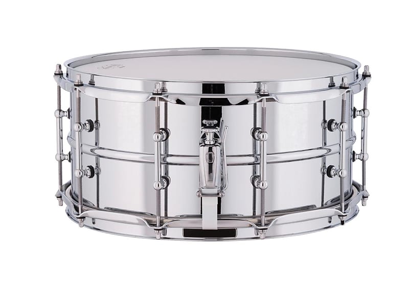 Ludwig LM402T Supraphonic 6.5x14" Aluminum Snare Drum with Tube Lugs image 3