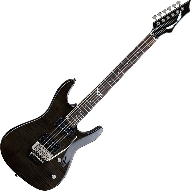Dean Custom 350 Floyd Electric Guitar Black image 1