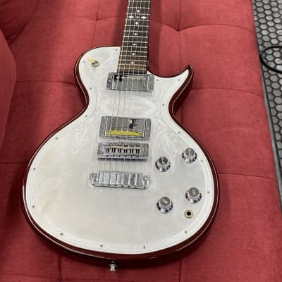 Deviser Zemaitis Custom Guitar replica 1993 - Aluminum Metal Top with Mahogany Body MIJ image 7