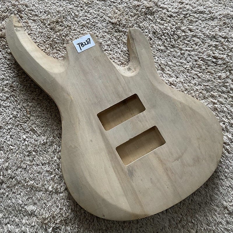 Unfinished Solid Basswood 4 String Bass Guitar Body Reverb