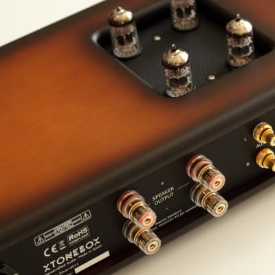 Xtonebox Silver-6011 Sunburst | Hi-fi High-end stereo tube amplifier | Tube phono for turntable & BT image 5