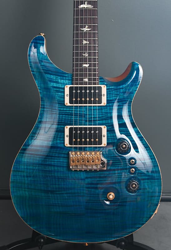 2019 PRS Custom 24 35th Anniversary Aquamarine 10 Top